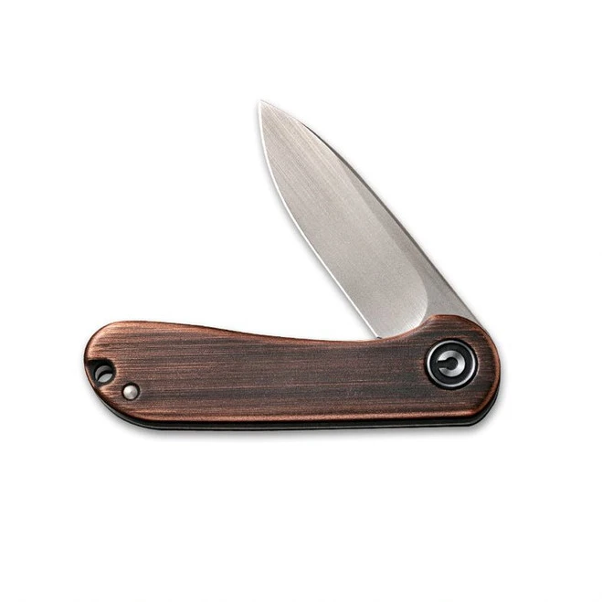 Civivi Mini Elementum Folding Knife Black Hand Rubbed Copper Handle 14C28N Plain Edge C18062Q-2 5 Civivi Mini Elementum Folding Knife Black Hand Rubbed Copper Handle 14C28N Plain Edge C18062Q-2 - Image 3