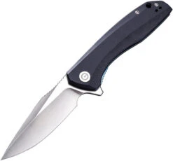 Civivi Baklash Flipper Pocket Knife Black G10 Handle Upgraded C801C