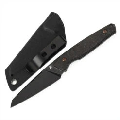 Kansept Parr Fixed Blade Knife Black Shredded Carbon Fiber Handle S35VN Drop Point Plain Edge Blackwash Finish G011A1 -White Mountain Knives Shop 1 99f561e7 3fd1 43f5 a67d 7294e1fafd38 700x700 91168.1750438877