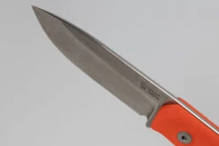 LionSteel Fixed Blade Knife Orange G10 Handle Sleipner Plain Edge Stonewash Finish B41GOR -White Mountain Knives Shop 2780c77c c8ea 474e 985a 769fec98ca8e 59867.1645814545