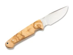 Boker Arbolito Vultur Fixed Blade Knife Brown Olive Wood Handle ACX 390 Plain Edge 02BA415 -White Mountain Knives Shop 2BA 1 40360.1673624417