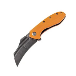 Kansept KTC3 Folding Knife Orange G10 Handle 154CM Plain Black Blade T1031A4
