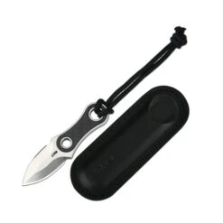 CJRB Knap Fixed Blade Knife Black Cabon Fiber Handle AR-RPM9 Spear Point Plain Edge Sand Polish Finish J1940-CF