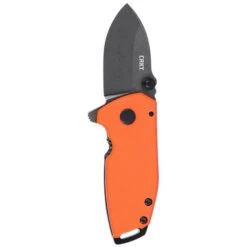 CRKT Squid Compact Folding Knife Orange G10 Handle D2 Plain Edge 2486