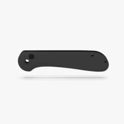 Flytanium Contoured Titanium Scales For Civivi Elementum Button Lock Knife Black 1257BK