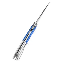 WMK Exclusive Tenable Fenrir Folding Knife Button Lock Blue Frag Aluminum 14c28n Blade T1034S1 -White Mountain Knives Shop 6 1 61711.1736770112