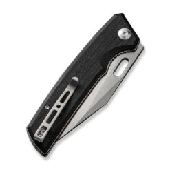 Sencut GlideStrike Folding Knife Black Canvas Micarta Handle Clip Point Plain Edge Satin Finish S23018-4 -White Mountain Knives Shop 921414e8 b136 4af8 be2b 311b169aa00e 51843.1699296098