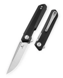 Bestechman Mini Dundee Slip Joint Folding Knife Black G10 Handle D2 Plain Edge Stonewash/Satin Finish BMK08A -White Mountain Knives Shop 9ed6e941 147e 4fd3 befc 6b5c8517edc0 23846.1716839876