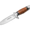 Boker Leatherneck Hunter Fixed Blade Knife Brown Aluminum Handle 440A Plain Edge 02MB726 -White Mountain Knives Shop B726 49738.1681474184