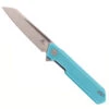 Bestechman Dundee Folding Knife Light Blue G10 Handle D2 Plain Edge Stonewash/Satin Finish BMK09B -White Mountain Knives Shop BESTECH BMK09B 06 78915.1724187927