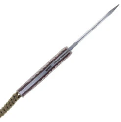 Bastard Knives Reaper Semi Custom Fixed Blade Knife Textured Brown Micarta Handle Sliepner Steel W/ Leather Sheath -White Mountain Knives Shop BK REAPER 3 06 45542.1688059157