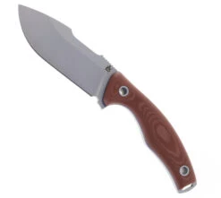Bastard Knives Sirius Fixed Blade Knife Brown Micarta Handle Sleipner Steel Blade