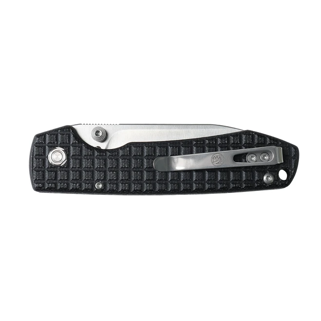 WMK Exclusive Vosteed Raccoon Button Lock Pocket Knife Black Micarta Frag Pattern Handle 14C28N Plain Edge RC3SVM13 9 WMK Exclusive Vosteed Raccoon Button Lock Pocket Knife Black Micarta Frag Pattern Handle 14C28N Plain Edge RC3SVM13 - Image 7