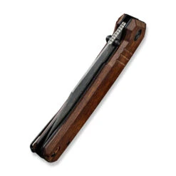 Civivi Bhaltair Folding Knife Guibourtia Wood Handle Damascus Tanto Plain Edge C23024-DS1 -White Mountain Knives Shop C23024 DS1 Bhaltair 6 23744.1691516228