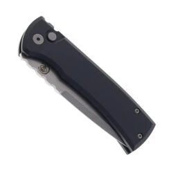 Chaves Knives Pro-Tech Automatic Redencion 229 Folding Knife Black Aluminum Handle S35VN Tanto Blade -White Mountain Knives Shop CHAVES CK 1A10 2B3F 6D1 01 22986.1752781243