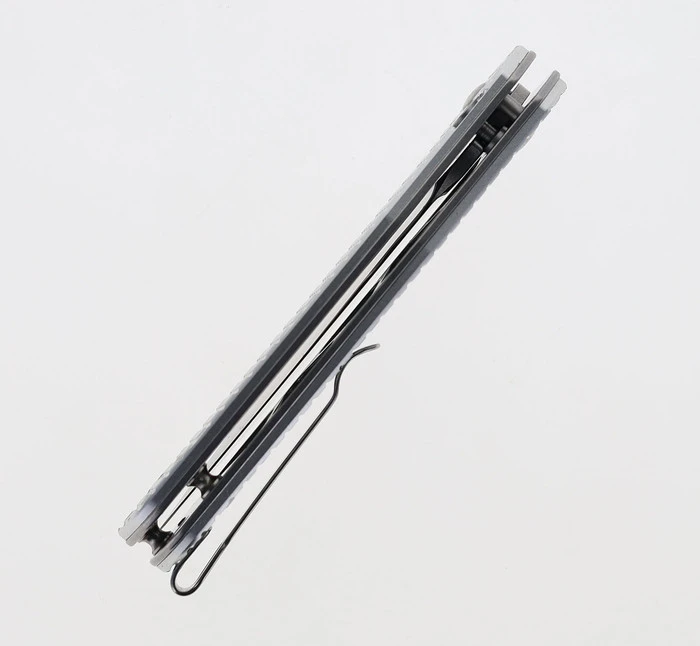 WMK Exclusive CJRB Pyrite Frag Pattern Button Lock Pocket Knife Aluminum Handle AR-RPM9 Wharncliffe Plain Edge Stonewash Finish J1925A-AL 7 WMK Exclusive CJRB Pyrite Frag Pattern Button Lock Pocket Knife Aluminum Handle AR-RPM9 Wharncliffe Plain Edge Stonewash Finish J1925A-AL - Image 5