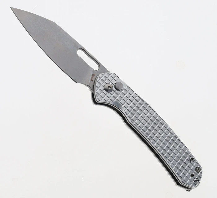 WMK Exclusive CJRB Pyrite Frag Pattern Button Lock Pocket Knife Aluminum Handle AR-RPM9 Wharncliffe Plain Edge Stonewash Finish J1925A-AL 3 WMK Exclusive CJRB Pyrite Frag Pattern Button Lock Pocket Knife Aluminum Handle AR-RPM9 Wharncliffe Plain Edge Stonewash Finish J1925A-AL