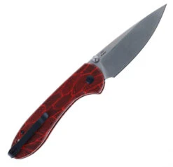 WMK Exclusive BUTTON Lock CJRB FELDSPAR Folding Knife Black/Red G10 GMascus Handle AR-RPM9 Stonewashed Plain Edge J1912-MFS -White Mountain Knives Shop CJRB J1912 MFS 04 69050.1679942542.1280.1280 59925.1684178392