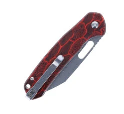 WMK Exclusive CJRB Pyrite Wharncliffe Folding Knife Black & Red Gmascus G10 Handle AR-RPM9 Wharncliffe Plain Edge Stonewash Finish J1925A-MFS -White Mountain Knives Shop CJRB J1925A MFS 02 63289.1685545373