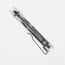 WMK Exclusive CJRB Mini Pyrite Frag Pattern Button Lock Pocket Knife Aluminum Handle AR-RPM9 Warncliffe Plain Edge Stonewash Finish J1933-AL -White Mountain Knives Shop CJRB J1933 AL 02 36369.1698782808