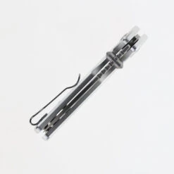 Discontinued WMK Exclusive CJRB Mica Mini Pyrite Frag Pattern Button Lock Pocket Knife Aluminum Handle AR-RPM9 J1934-AL -White Mountain Knives Shop CJRB J1934A AL 02 73428.1698778083