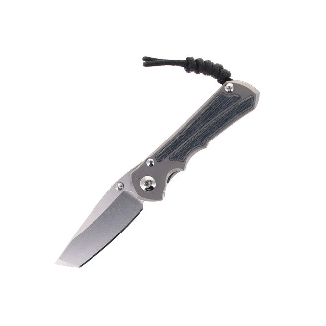Chris Reeve Small Inkosi Folding Knife Glass Blasted Titanium Handle Black Micarta Inlay Magnacut Steel Tanto SIN-1132 3 Chris Reeve Small Inkosi Folding Knife Glass Blasted Titanium Handle Black Micarta Inlay Magnacut Steel Tanto SIN-1132