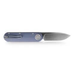 Vosteed Corgi Folding Knife Blue G10 Handle N690 Drop Point Plain Edge Satin Finish A3711 9 Vosteed Corgi Folding Knife Blue G10 Handle N690 Drop Point Plain Edge Satin Finish A3711 -White Mountain Knives Shop CorgiV295 A3711 3 39375.1747941062
