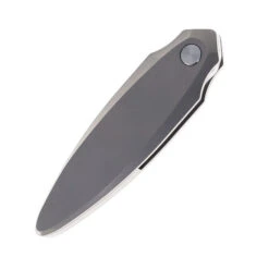 Daily Carry Co Knives Sibat Magnetic Titanium M390 Balisong Knife -White Mountain Knives Shop DCC MAGBLADE 2 M390 V1 SILVER 04 92634.1752605713