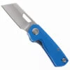 Divo Nip Lite Folding Knife Blue Hard Anodized Aluminum Handle Satin 154CM Blade -White Mountain Knives Shop DIVO NIP LITE BLUE 05 54825.1722528855