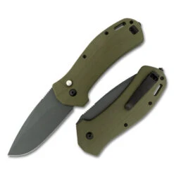 RoseCraft MA-12 Folding Knife OD Green G10 Handle AUS-10 Drop Point Plain Black Blade RCM021-OD -White Mountain Knives Shop DSC05550 Main 680x680 65187.1755715536