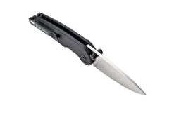 Hightron Birdidi Folding Knife Black Aluminum Handle D2 Plain Edge Satin Finish HK06BLKS -White Mountain Knives Shop DSC 1056 1 77661.1744305956