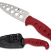 Spyderco Temperance Fixed Blade Knife Red FRN Handle 420J2 Plain Edge FB05TRD -White Mountain Knives Shop FB05TRD M 43694.1735837857