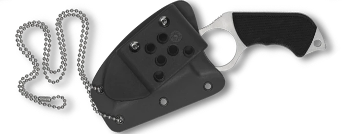 Spyderco Swick 5 Large Fixed Knife Black G10 Handle Plain LC200N Blade FB14P5 3 Spyderco Swick 5 Large Fixed Knife Black G10 Handle Plain LC200N Blade FB14P5 - Image 2