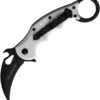 Fox Knives Bohler N690 Karambit Linerlock White G10 Folding Knife FOX599W -White Mountain Knives Shop FOX599W 22440.1749650609