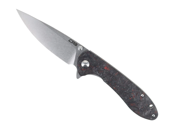 WMK Exclusive CJRB Large Feldspar Flipper Titanium Red Fat Carbon Handle Frame Lock M390 Blade CJ1912L-DMR 3 WMK Exclusive CJRB Large Feldspar Flipper Titanium Red Fat Carbon Handle Frame Lock M390 Blade CJ1912L-DMR