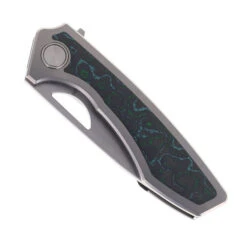 Gecko Customz Knifeworks Sikorae V2 Folding Knife Flipper Kelp Bed Inlay Magnacut Blade -White Mountain Knives Shop GECKO KELP FLIPPER 01 19479.1755625929