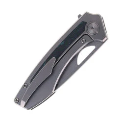 Gecko Customz Knifeworks Sikorae V2 Folding Knife Flipper Kelp Bed Inlay Magnacut Blade -White Mountain Knives Shop GECKO KELP FLIPPER 04 50923.1755625929