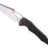 Discontinued WMK Exclusive Artisan Cutlery Great White Folding Knife Black & Red Carbon Fiber Satin Blade 1841P-BRC -White Mountain Knives Shop Great White 09 24475.1651077495