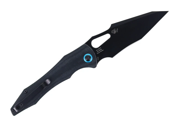 Discontinued WMK Exclusive Artisan Cutlery Great White Folding Knife Black Micarta DLC Blade 1841P-BBK 4 Discontinued WMK Exclusive Artisan Cutlery Great White Folding Knife Black Micarta DLC Blade 1841P-BBK - Image 2