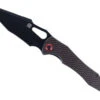 Discontinued WMK Exclusive Artisan Cutlery Great White Folding Knife Black & Red Carbon Fiber DLC Blade 1841P-BBRC -White Mountain Knives Shop Great White 17 05132.1650393831
