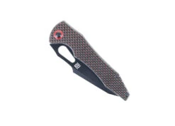 Discontinued WMK Exclusive Artisan Cutlery Great White Folding Knife Black & Red Carbon Fiber DLC Blade 1841P-BBRC -White Mountain Knives Shop Great White 19 54063.1651077575