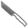 Halfbreed Compact Fixed Blade Knife Stonewash VG-10 Handle/Blade Tanto Plain Edge CFK-03-STN