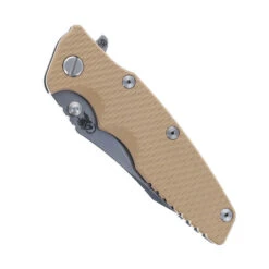 Hinderer Eklipse Skinny Slicer 3.5" Folding Knife Stonewashed Magnacut Blade Coyote G10 Handle Stonewashed Titanium -White Mountain Knives Shop HINDERER EKLIPSE MAGNACUT SKINNY SLICER STONEWASH COYOTE G10 01 98984.1757001437
