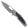 Klaken Folding Knife Titanium/Carbon Fiber Handle 14C28N Plain Edge Bead Blast Finish B06-BK-GY -White Mountain Knives Shop HWZBBEN KNIVES B06 SIGURD BLACK GREY 01 64635.1751474537