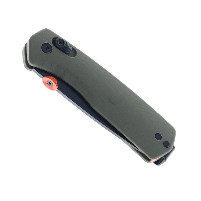 James Brand Knives Carter OD Green G10 Handle Black VG-10 Drop Point Folding Knife KN108194-00 5 James Brand Knives Carter OD Green G10 Handle Black VG-10 Drop Point Folding Knife KN108194-00 - Image 3