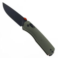 James Brand Knives Carter OD Green G10 Handle Black VG-10 Drop Point Folding Knife KN108194-00