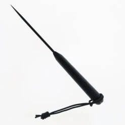 James Brand Knives Hell Gap Black Micarta Handle S35VN Stainless Steel Drop Point Fixed Blade KN107134-00 -White Mountain Knives Shop JAMES HELL GAP BLACK BLACK MICARTA STRAIGHT 05 53688.1751565087