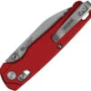 Kershaw Bel Air Folding Knife Red Aluminum Handle Magnacut Drop Point Plain Edge Stonewash Finish KS6105RDSW -White Mountain Knives Shop KS6105RDSW add 01 63198.1746125260