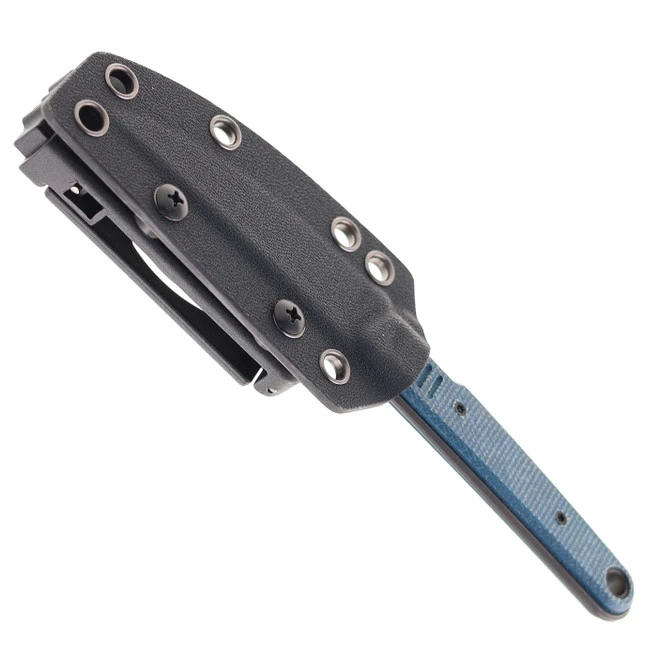 Kubey JL Kwaiken Fixed Blade Knife Blue Micarta Handle 14C28N Plain Edge KU355B 5 Kubey JL Kwaiken Fixed Blade Knife Blue Micarta Handle 14C28N Plain Edge KU355B - Image 3