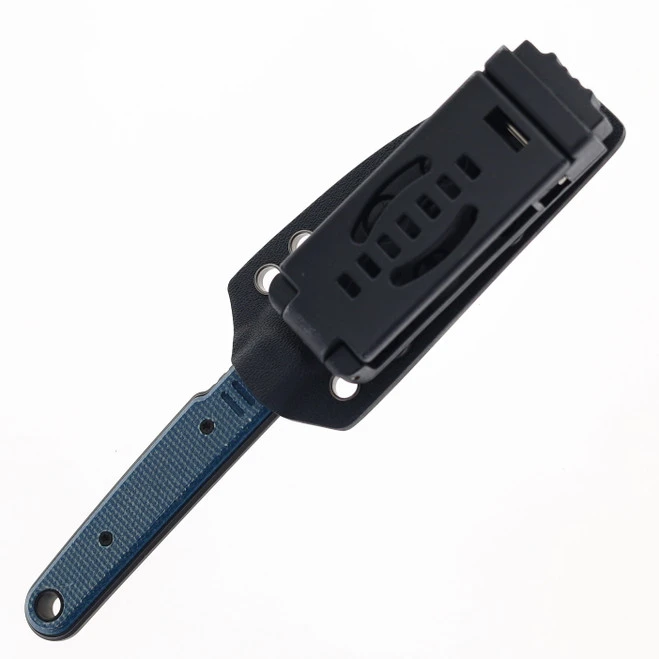 Kubey JL Kwaiken Fixed Blade Knife Blue Micarta Handle 14C28N Plain Edge KU355B 6 Kubey JL Kwaiken Fixed Blade Knife Blue Micarta Handle 14C28N Plain Edge KU355B - Image 4